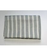 4 Yards-7", 56" Wide, Light Weight, 100% Linen, Brown/Grey/Beige Stripes - $67.05