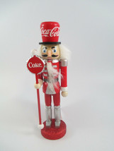 Coca-Cola Kurt Adler Wooden Nutcracker Holiday Christmas Ornament - £11.67 GBP