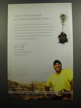 2008 Budweiser Beer Ad - Usually trees need water. sometimes water needs trees - £14.56 GBP