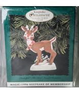 Hallmark Keepsake of Membership Ornament 1996 Rudolph The Red-Nosed Rein... - £8.79 GBP