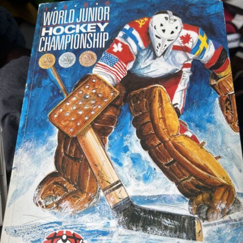 1986 World Junior Hockey Championship Program Russia Wins Gold - $19.79