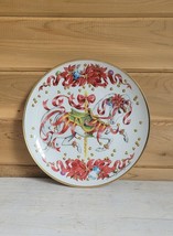 Vintage Plate Christmas Steed Porcelain Franklin Mint 1991 - $27.63