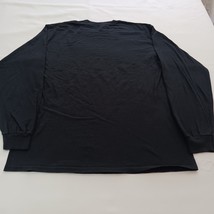 Gildan Heavy Cotton THINK PINK BLEED GOLD Women's Black Cotton Graphic T-Shirt L image 2