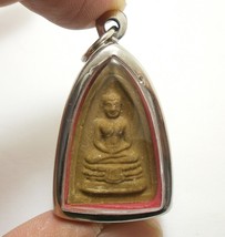 Phra Kleepbua Lek Buddha LP Toh blessed 1978 Pradoochimplee temple magic yant we - £55.00 GBP