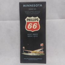 Phillips 66 1963 Minnesota State Highway Map - £7.79 GBP