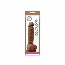 Colours - Pleasures - 5&quot; Dildo - Brown - $32.11