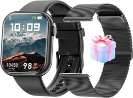 Smart Watch for Men Women Compatible with iPhone Samsung Android Phone 1.83&quot; 4W - £47.03 GBP