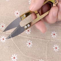 10.5*2cm Cross Stitch Tailor Scissor DIY Tool Sewing Supplies fish line Thrum  - £3.20 GBP