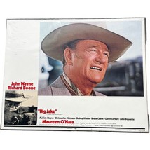 Vintage 1971 Big Jake John Wayne Margaret O&#39;Hara Movie Lobby Card Card #1 - £14.44 GBP