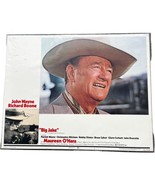 Vintage 1971 Big Jake John Wayne Margaret O&#39;Hara Movie Lobby Card Card #1 - £14.55 GBP