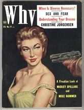 Why magazine November 1953 vintage men&#39;s gossip mans burlesque  - $14.00
