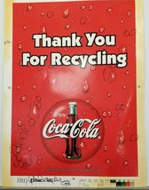 Thank You For Recycling Enjoy Coca-Cola Ad Preproduction Art Work Vintage 1998  - £14.87 GBP