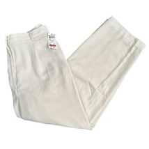 NEW Alfani Women&#39;s Dress Pants Size 12 Large Ivory Off White Lined Polye... - £16.31 GBP