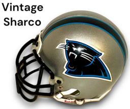 Carolina Panthers Authentic Vintage Original Sharco Mini Football Helmet *Read* - £46.43 GBP