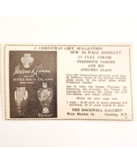1967 Frederick Carder Steuben Glass Advertisement Rockwell Gallery Book ... - €17,46 EUR