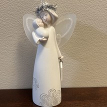 Department 56 Whispers Angel with Baby “From God” Figurine NIB Baby Show... - $14.84