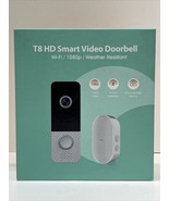 Wireless Video Doorbell Camera 1080p HD with Chime, Motion Detector, Bla... - $915.60 MXN