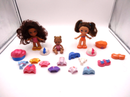 Snap N Style Gabriela Doll Lot with Clothes Outfits 2005 dresses Erika a... - $61.38
