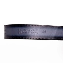 Arkansas Genuine Snake Skin Western Belt Antique Charcoal Gray Newspaper image 3