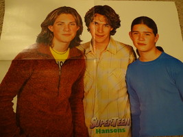 Backstreet Boys Hanson teen magazine poster clipping purple shirts Big Bopper  - $4.00