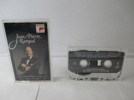 JEAN-PIERRE Rampal The Great Flute Concertos Cassette Tape Chrome Sony Classical - £7.26 GBP