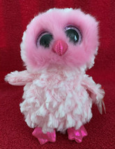 2018 Ty Beanie Boos - TWIGGY The Pink Fluffy Owl 6” NEW MWMTs - £10.13 GBP