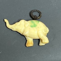 Vintage Celluloid Miniature Elephant Charm Missing a Leg - $92.26 MXN