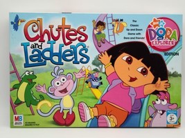 Dora the Explorer Chutes and Ladders Children&#39;s Board Game 2005 COMPLETE  - £22.94 GBP