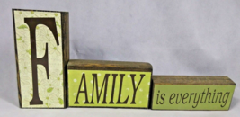 Family is Everything Wood Block Sign - $17.95