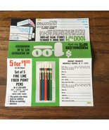 Vintage imprint products order form mail in order form for pencils pens ... - €17,07 EUR
