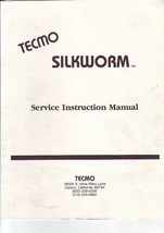 Silkworm Arcade Manual Original Tecmo Video Game Service Repair Guide 1988 - £11.80 GBP