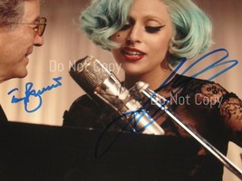 Tony Bennett Lady Gaga Signed Poster Photo 8.5X11 Rp Autographed Picture - £15.72 GBP