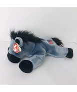 Vintage TY BEANIE BUDDY 14&quot; LEFTY The Donkey New With Tag 2000 Retired - £15.44 GBP