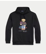 Polo Ralph Lauren Preppy Bear Polo Bear Holiday Hooded Sweatshirt - Blac... - $92.78 CAD