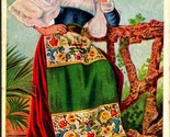 Italian Folk Dress Costume UNP Unused 1900s UDB Postcard - $10.79