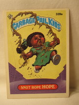 1987 Garbage Pail Kids trading card #339a: Snot Rope Hope - $3.50