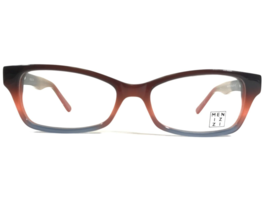 Menizzi Kids Eyeglasses Frames MA3029 Col03 Brown Blue Orange 48-16-135 - £29.82 GBP
