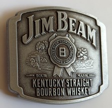 Jim Beam Sour Mash Kentuckey Straight Bourbon Whiskey Belt Buckle - $14.95