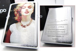 Marilyn Monroe 80th Anniversary Limited Zippo 2005 Unfired Rare - £103.36 GBP