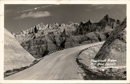 Sharktooth Ridge Badlands of South Dakota Rise Photo Postcard Y7 - £3.14 GBP