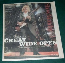 TOM PETTY SHOW NEWSPAPER SUPPLEMENT VINTAGE 1999 - £20.02 GBP