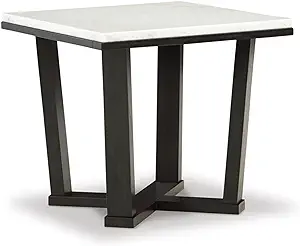 Signature Design by Ashley Fostead Contemporary Square 24&quot; End Table wit... - £260.86 GBP