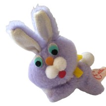 Easter Pet MINI Bunny Rabbit Plush Vintage 70s Purple Stuffed Unlimited Animal - £12.04 GBP