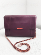 Ted Baker Parson Soft Leather Red (Burgundy) Cross Body Bag NWT - $74.45