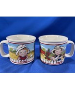2001 Vintage Campbell&#39;s Kids Soup Mug Cup - Set Of 2 - £11.81 GBP