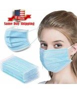 50 Pcs Disposable Medical Surgical Dental 3-Ply Earloop Mouth Cover Face... - £7.81 GBP