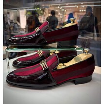The Pontalto Leather Men Shoe Burgundy Bit Loafer image 6