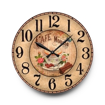 Custom made silent battery operated quartz 10.75&quot; acrylic round wall clock #144 - £28.87 GBP