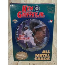 Ken Griffey Jr 5 Sealed Metal Cards Collector Tin Vintage 1998 Seattle Mariners - $10.02