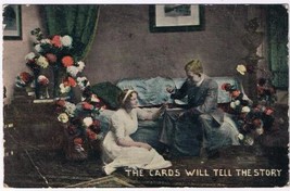 Postcard The Cards Will Tell The Story Parlour  - $2.96
